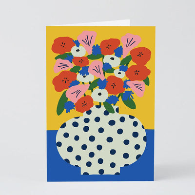 Vase of Flowers Card  