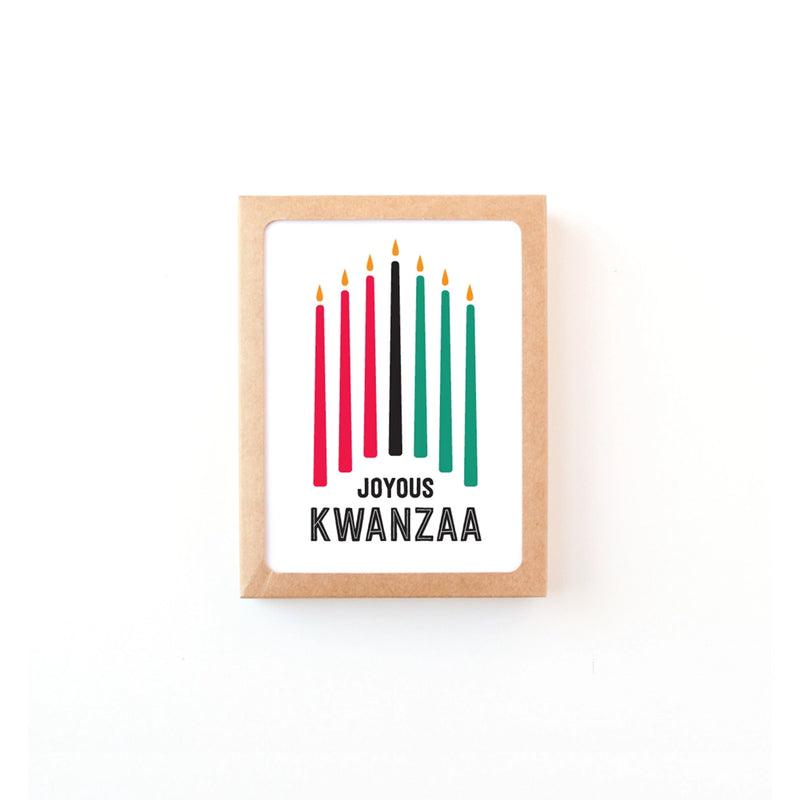 Joyous Kwanzaa Holiday Box Set Card  