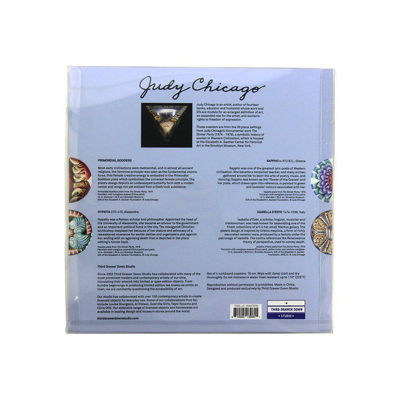 Judy Chicago Coasters Set of 4  
