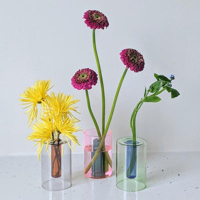 Reversible Vase - Mini Pink and Green Mini