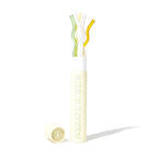 Glass Squiggle Straws