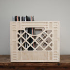 Square Wood Storage Crate  