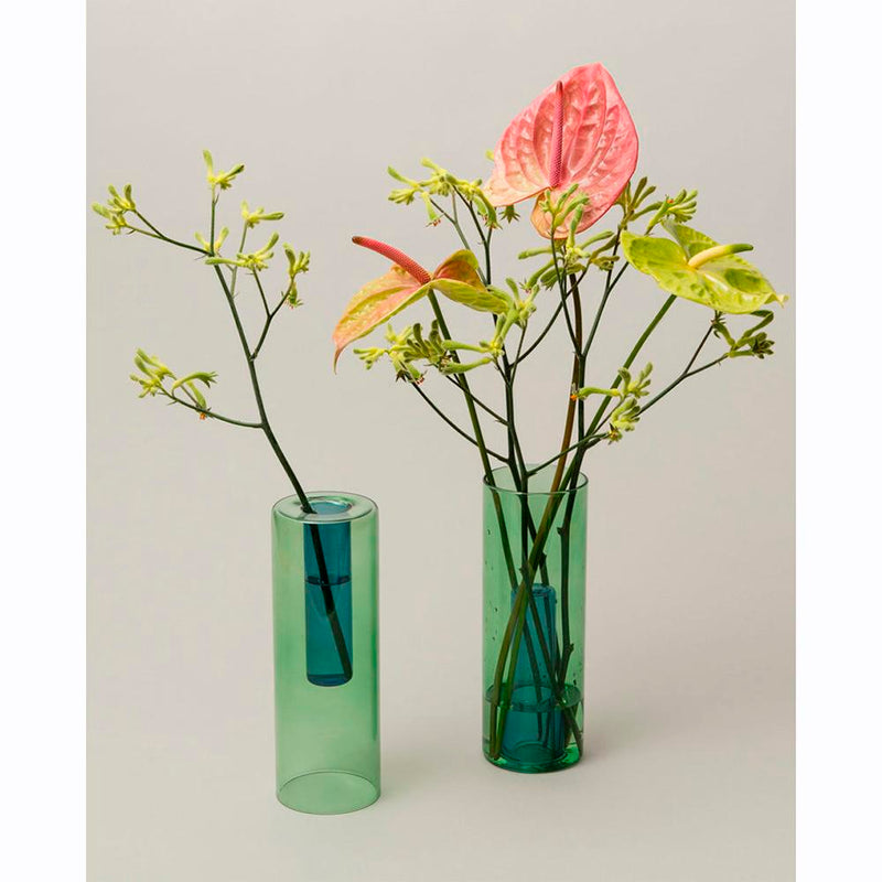 Reversible Vase - Large Pink and Green L