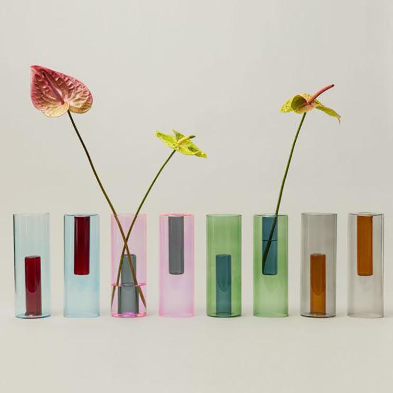 Reversible Vase - Large Blue & Red L