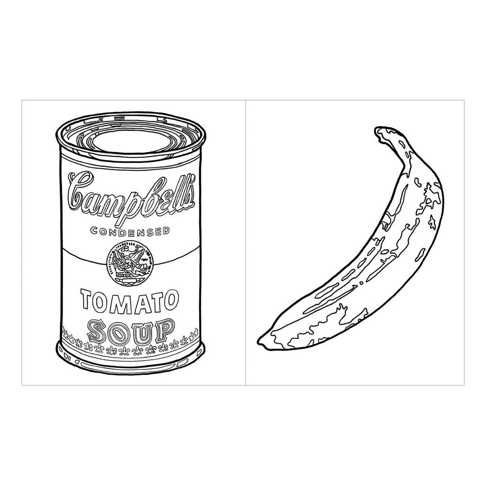 Andy Warhol Coloring Book  