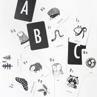 Woodland Animal Alphabet Cards  